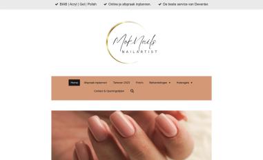Schermafbeelding van moknails.nl