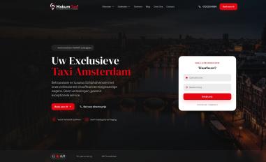 Schermafbeelding van mokum-taxi.nl