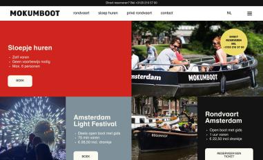Schermafbeelding van mokumboot.nl
