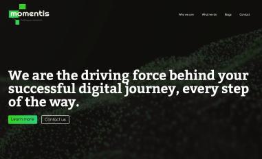 Schermafbeelding van momentis.be