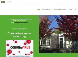 Schermafbeelding van mondzorggeldrop.tandartsennet.nl