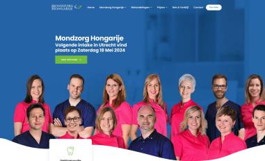 Schermafbeelding van mondzorghongarije.nl