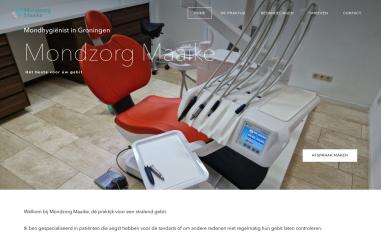 Schermafbeelding van mondzorgmaaike.nl