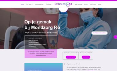 Schermafbeelding van mondzorgro.nl