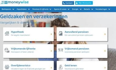 Schermafbeelding van moneywise.nl