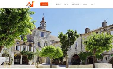 Schermafbeelding van monflanquin.be