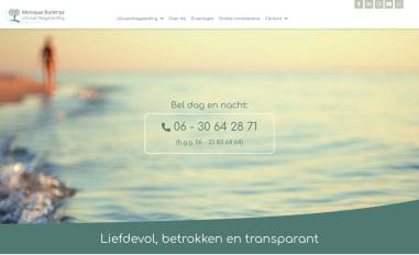 Schermafbeelding van moniquebankras.nl