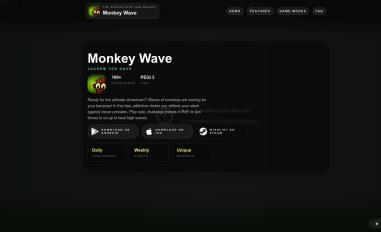 Schermafbeelding van monkeywave.io