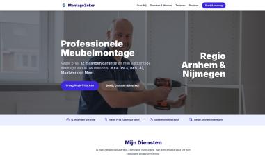 Schermafbeelding van montagezeker.nl