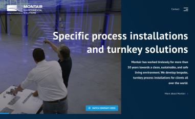 Schermafbeelding van montair.nl