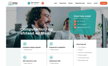 Schermafbeelding van monteuraanhuis.nl