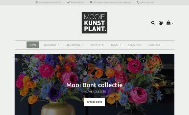 Schermafbeelding van mooiekunstplant.nl
