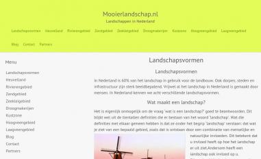 Schermafbeelding van mooierlandschap.nl