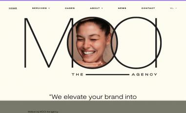 Schermafbeelding van mooitheagency.com