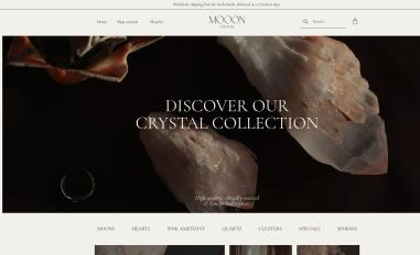 Schermafbeelding van moooncrystals.com