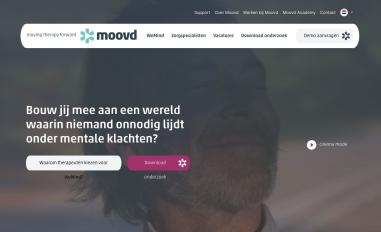 Schermafbeelding van moovd.nl