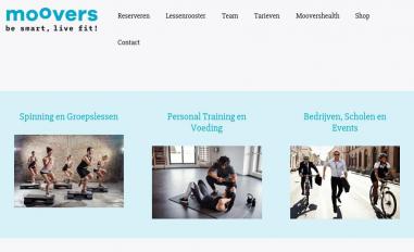 Schermafbeelding van moovers.be
