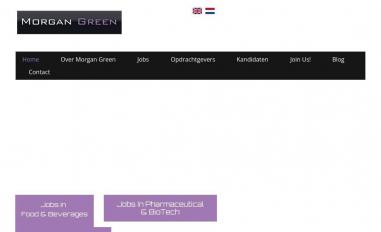 Schermafbeelding van morgangreen.nl