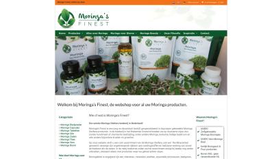 Schermafbeelding van moringasfinest.nl
