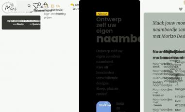 Schermafbeelding van morizo.nl