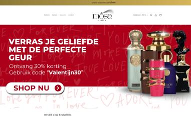 Schermafbeelding van mosaparfum.com