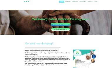 Schermafbeelding van moslimazorg.nl