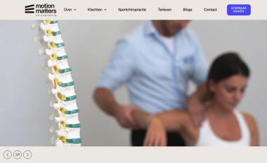 Schermafbeelding van motion-matters.nl