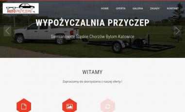 Schermafbeelding van motoprzyczepki.pl