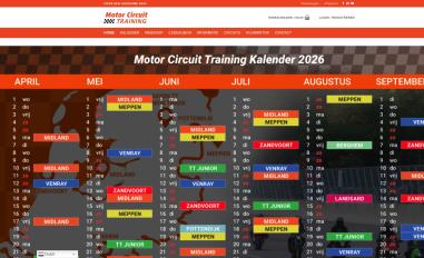 Schermafbeelding van motorcircuittraining.nl