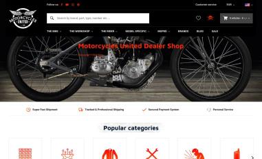 Schermafbeelding van motorcyclesunited.eu