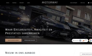 Schermafbeelding van motorway-exclusive.nl