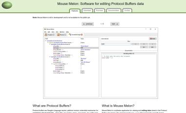 Schermafbeelding van mousemelon.dev
