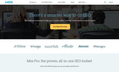 Schermafbeelding van moz.com