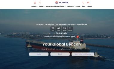 Schermafbeelding van mr-marinegroup.com