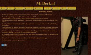 Schermafbeelding van mrbert.nl