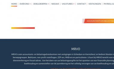 Schermafbeelding van mrvo.nl