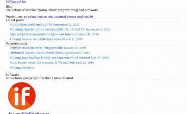 Schermafbeelding van mrwaggel.be