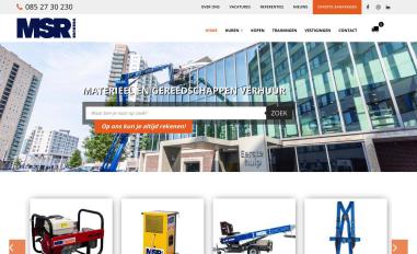 Schermafbeelding van msrverhuur.nl