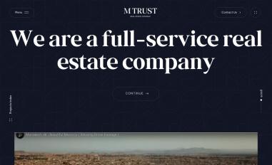 Schermafbeelding van mtrustrealestate.com