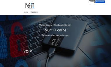 Schermafbeelding van muntitonline.nl