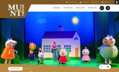 Schermafbeelding van munttheater.nl