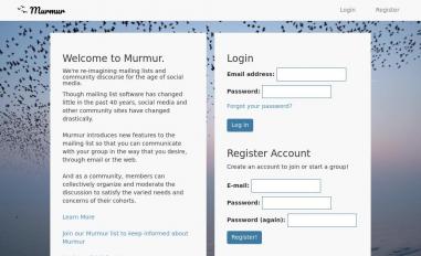Schermafbeelding van murmur-dev.csail.mit.edu