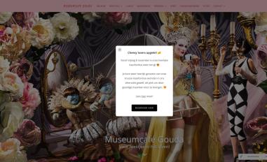 Schermafbeelding van museumcafegouda.nl