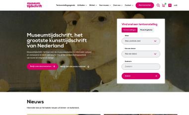 Schermafbeelding van museumtijdschrift.nl