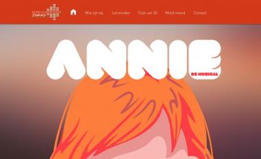 Schermafbeelding van musicalzwaag.nl