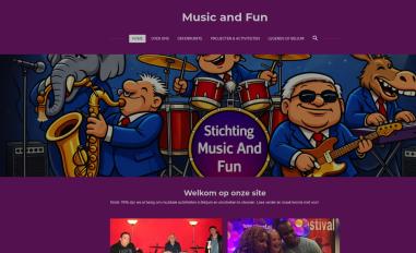 Schermafbeelding van musicandfun.nl