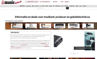Schermafbeelding van musicdeals.nl