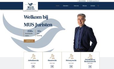 Schermafbeelding van musjuristen.nl