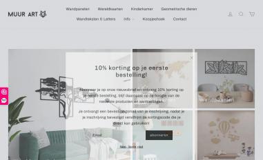 Schermafbeelding van muur-art.nl