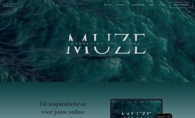 Schermafbeelding van muzemarketing.nl